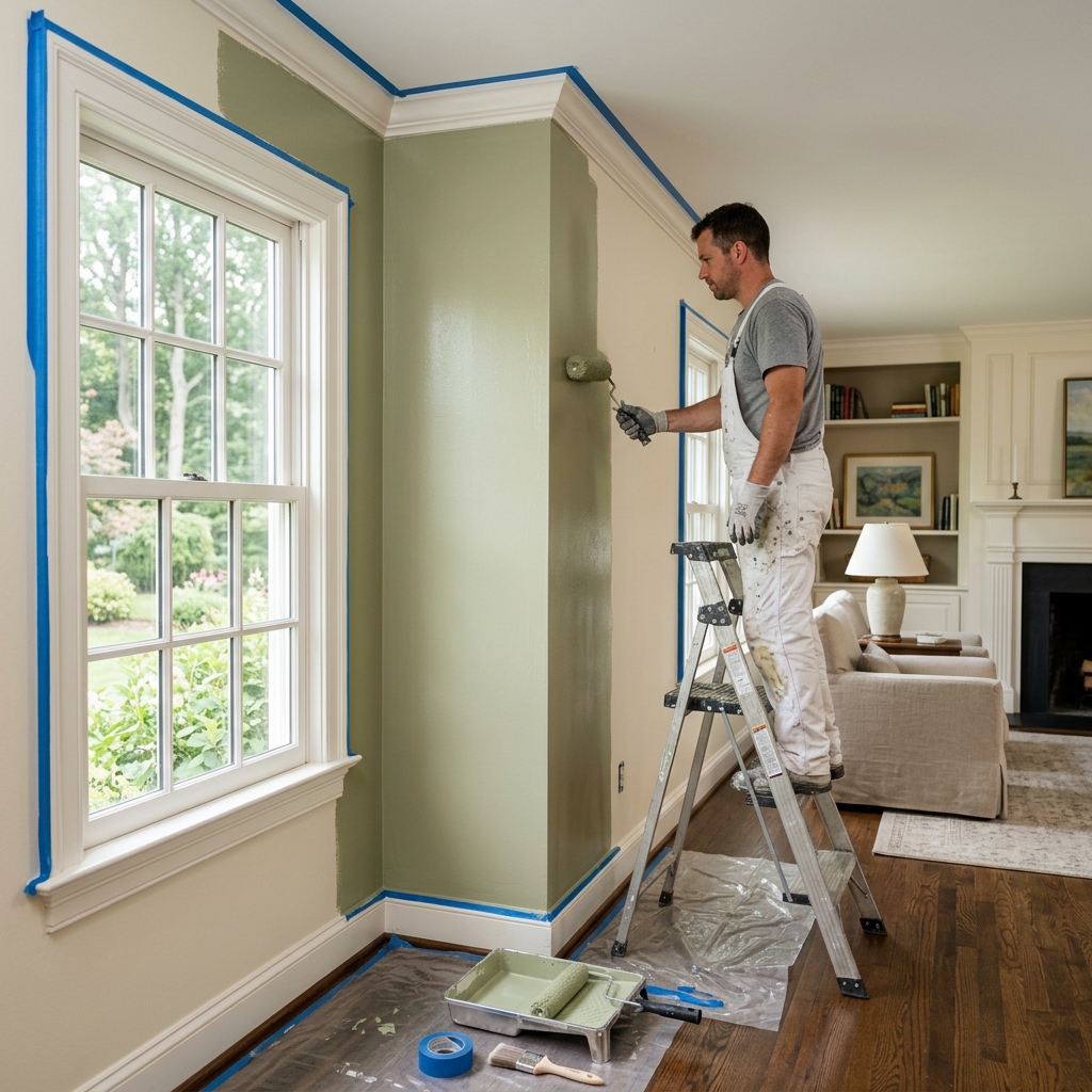 Interior & Exterior Painting services in Connecticut by Weston Handyman Services