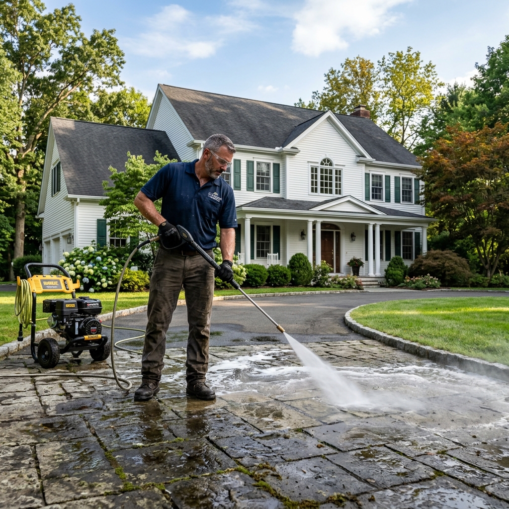 Pressure Washing services in Connecticut by Weston Handyman Services