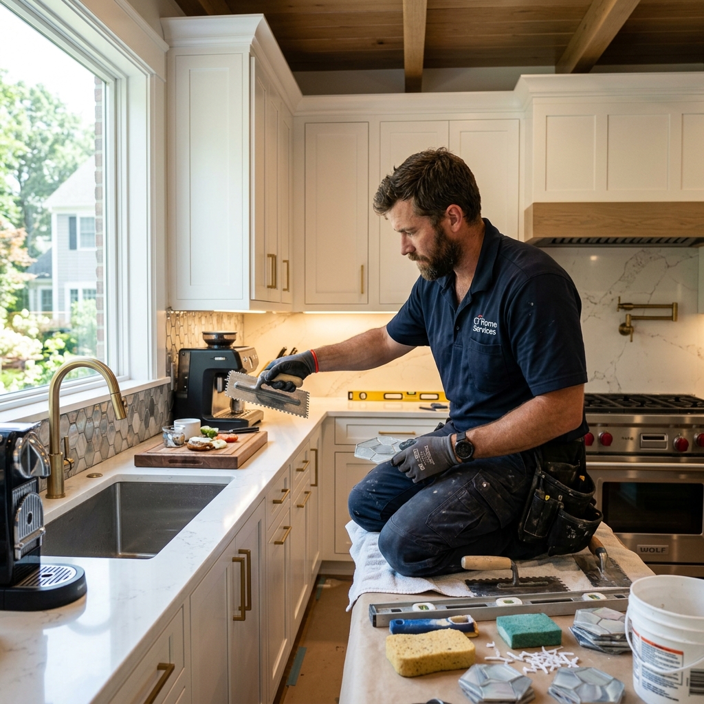 Tile Installation & Repair services in Connecticut by Weston Handyman Services